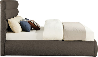 Adam - Boucle Fabric Bed With 52" Headboard