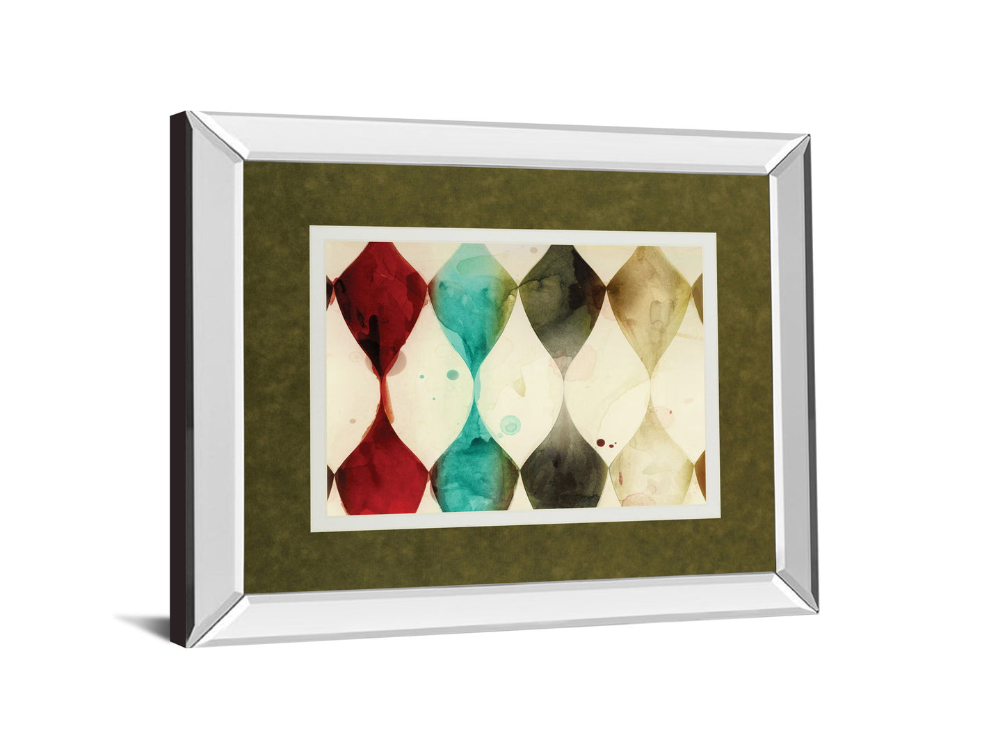 Spotted Heralds By Jessica Jenney - Mirror Framed Print Wall Art - Beige