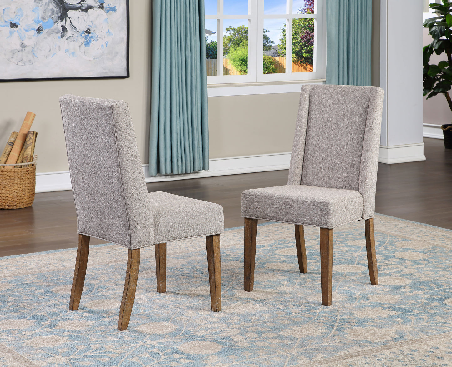 Riverdale - Upholstered Chair (Set of 2) - Dark Brown