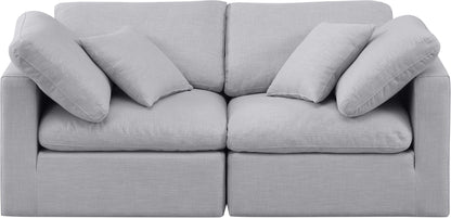 Indulge - Linen 2 Seat Modular Sofa