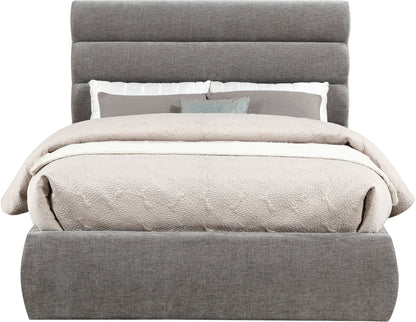 Adam - Chenille Fabric Bed With 52" Headboard