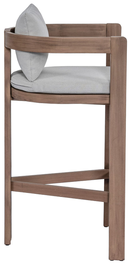 Newport - Water Resistant Fabric Upholstered Outdoor Patio Bar Stool