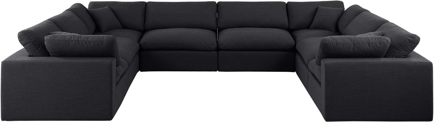 Comfy - 8 Piece Linen Modular Sectional