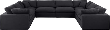 Comfy - 8 Piece Linen Modular Sectional