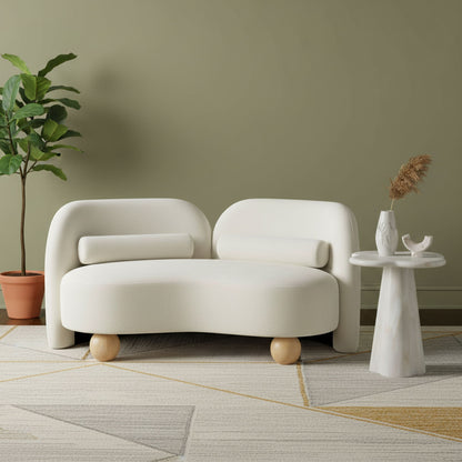 Daphne - Velvet Loveseat