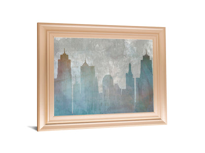 Urban Reflections By Louis Dunca-he - Framed Print Wall Art - Gray