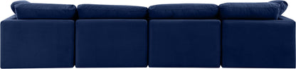 Indulge - Velvet 4 Seat Modular Sofa