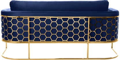 Casa - Sofa with Gold Legs