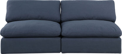 Comfy - Linen Modular Armless Sofa 2 Seats