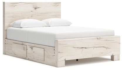 Lawroy - Panel Bed With Storage