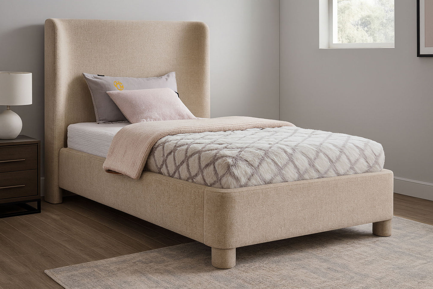 Penny - Chenille Fabric Bed