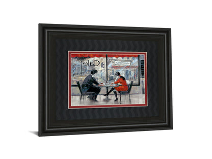 Player's Theatre By Ruanne Manning - Framed Print Wall Art - Dark Gray