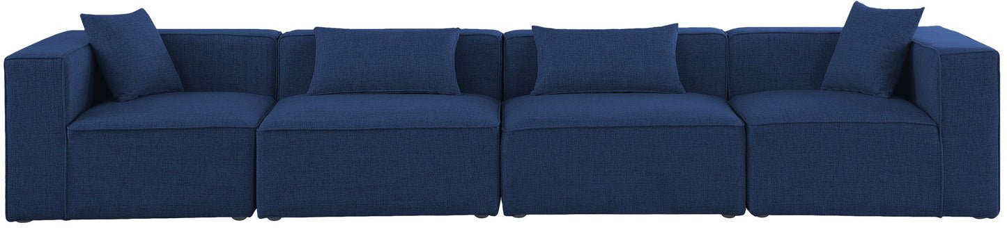 Cube - Linen Modular 4 Seat Sofa