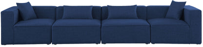 Cube - Linen Modular 4 Seat Sofa