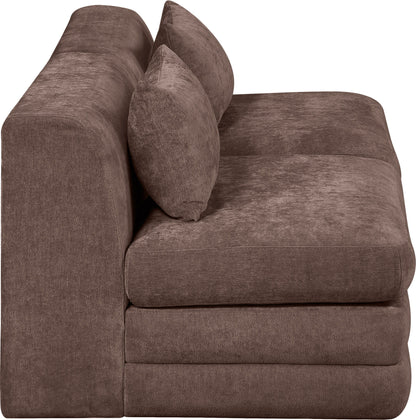 Stellar - 2 Piece 76" Upholstered Modular Armless Loveseat