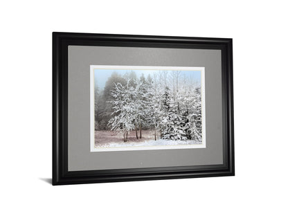 Frosty Morning By Mike Jone - Framed Print Wall Art - Gray
