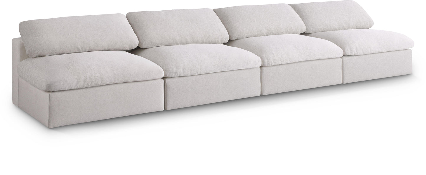 Serene - Modular Armless 4 Seat Sofa
