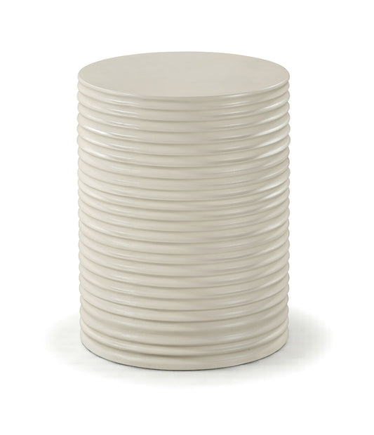 Nobi - Concrete End Table - Taupe