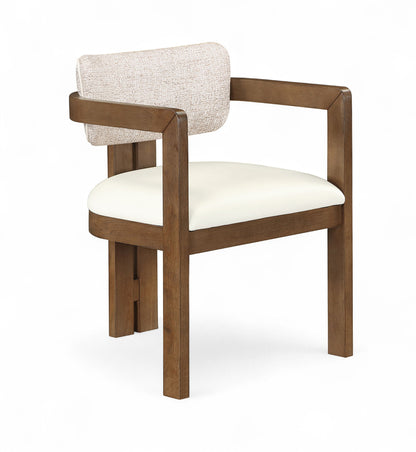 Ravina - Upholstered Dining Chair With Stained Brown Base (Set of 2)