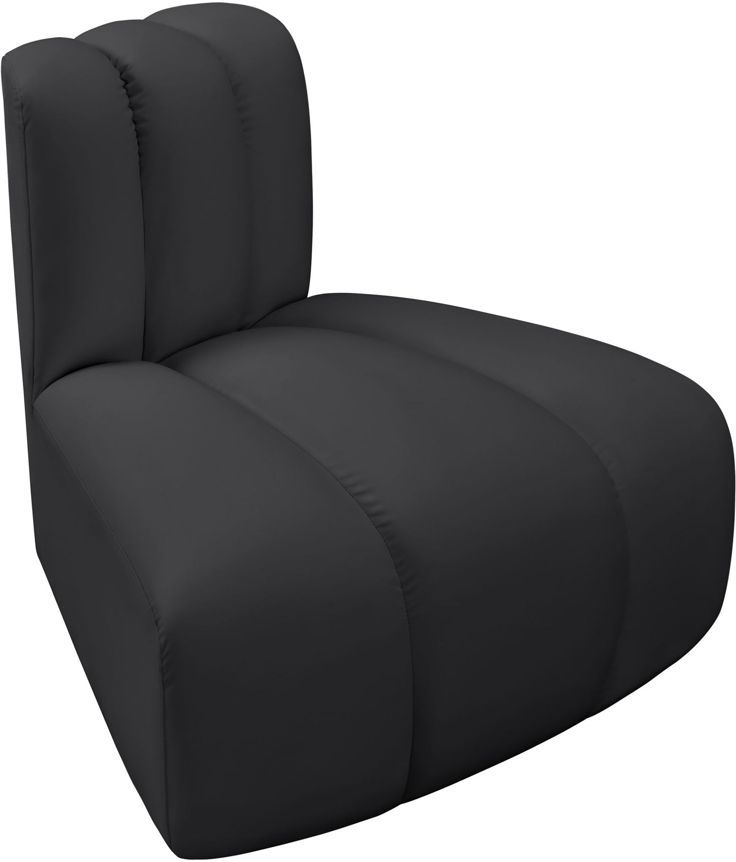 Arc - Faux Leather Reverse Corner Chair