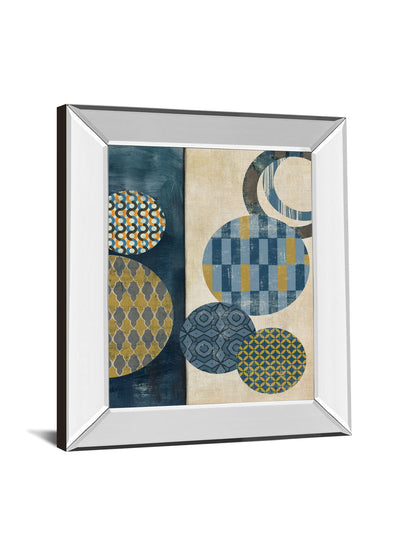 Harmony I By Tom Reeves - Mirror Framed Print Wall Art - Beige