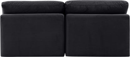 Indulge - Velvet 2 Seat Modular Armless Sofa