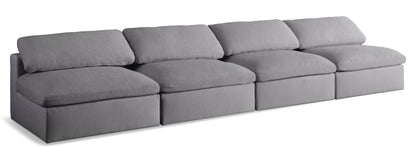 Serene - Modular Armless 4 Seat Sofa