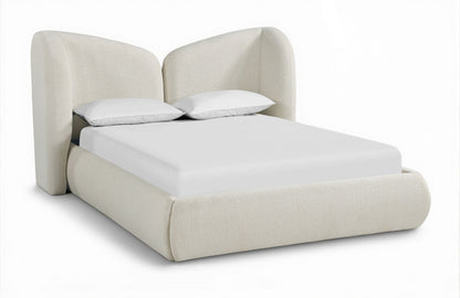 Elowen - Chenille Fabric Upholstered Bed
