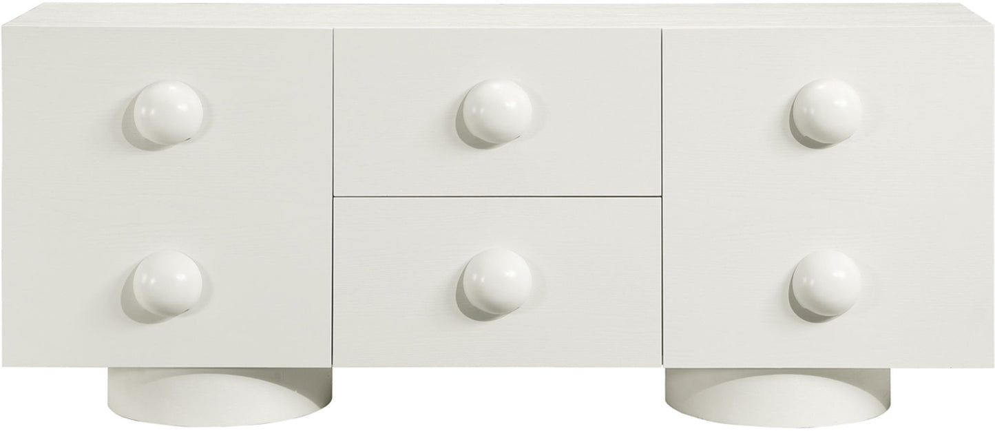 Bubble - Rubberwood with Oak Veneer Sideboard / Buffet