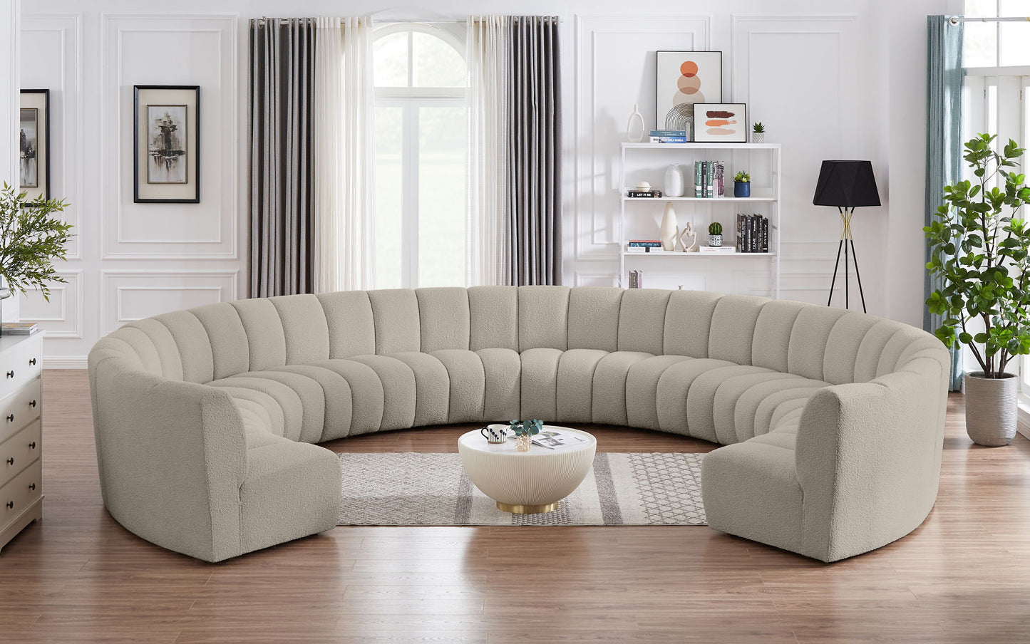 Infinity - 10 Piece Boucle Modular Sectional