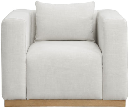 Alfie - Linen Textured Fabic Chair