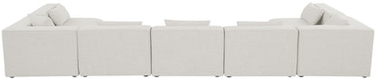 Cube - Linen 7 Piece Modular U-Shaped Sectional