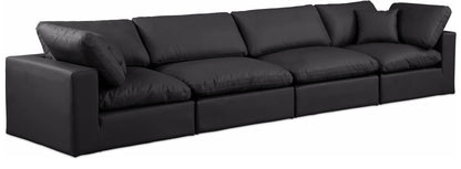 Comfy - Faux Leather Modular Sofa 4 Seats