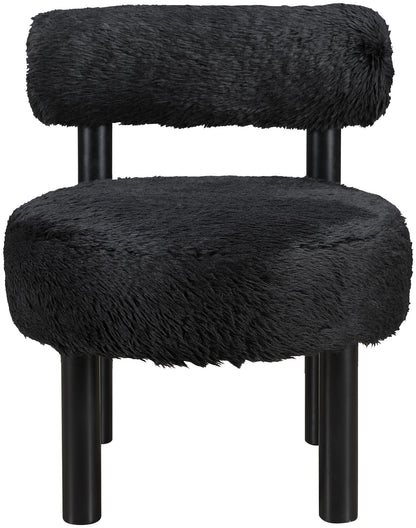 Ambre - Vegan Shearling Fabric Upholstered Accent Chair