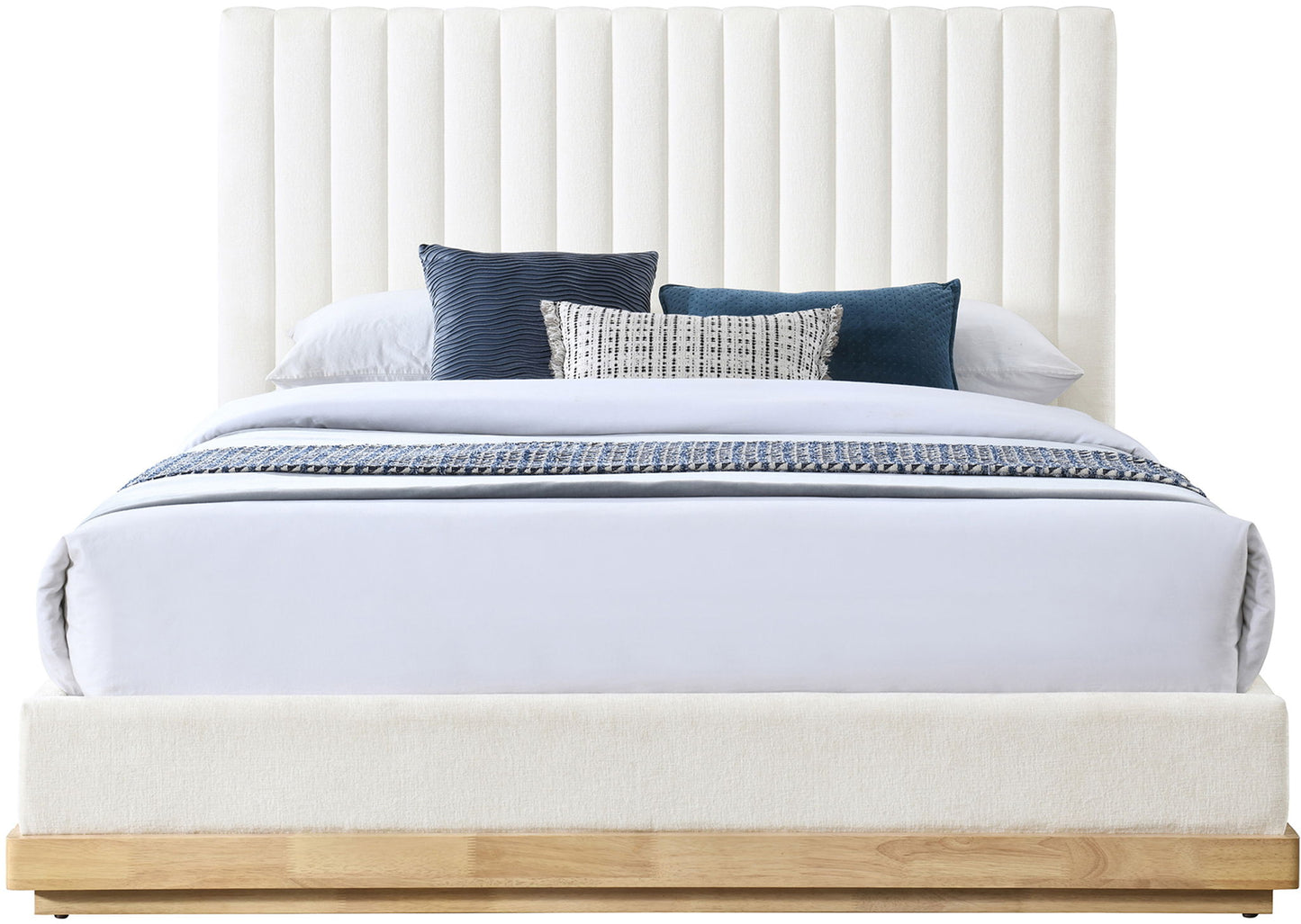 Emmet - Fabric Bed - Light Brown Base