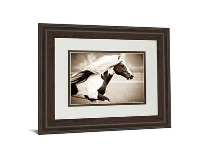 Gypsies Pride By Carol Walker - Framed Print Wall Art - Light Brown