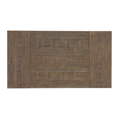 Farmington - Rectangular Dining Table - Medium Brown And Washed Stone