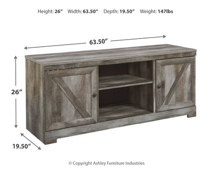 Wynnlow - Mueble para TV con opción de chimenea