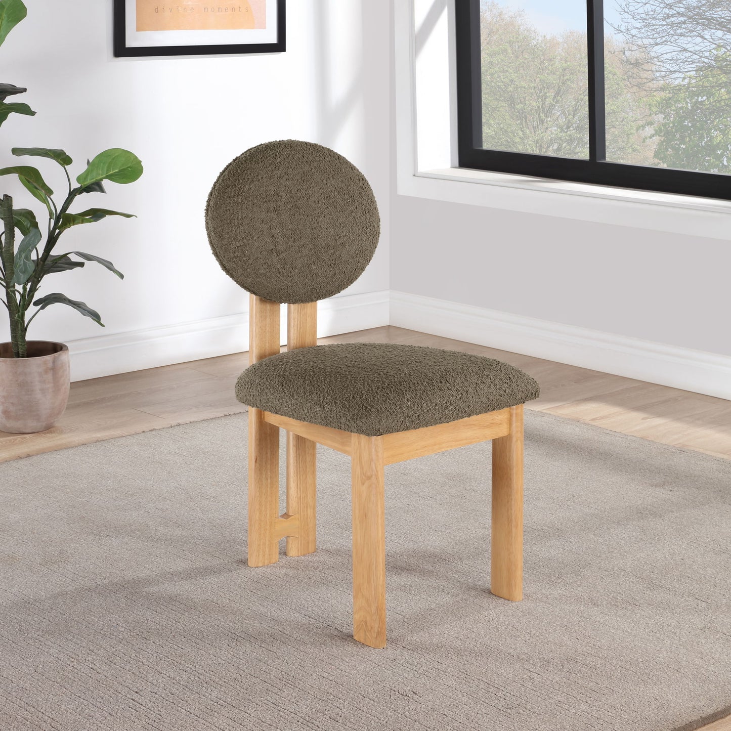 Napa - Dining Chair With Natural Legs (Set of 2)