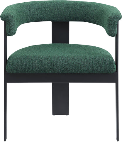 Romeo - Boucle Dining Chair With Black Base (Set of 2)