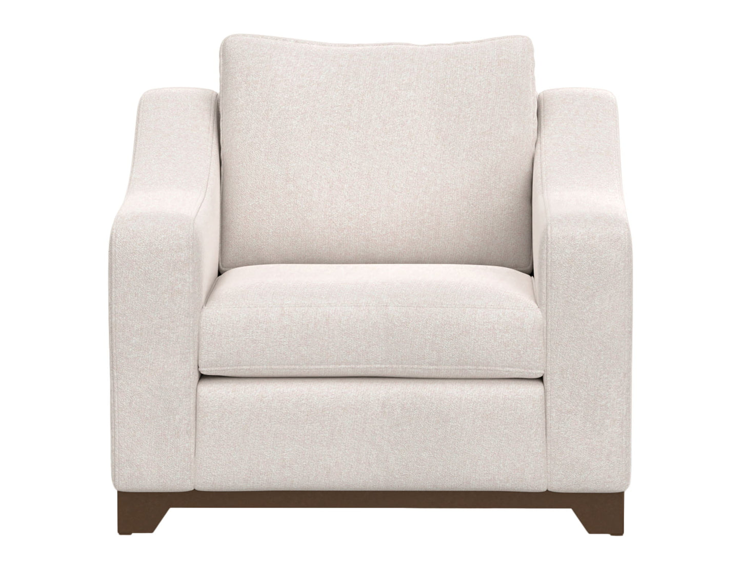 Natural Parota - Armchair - Mink Withe