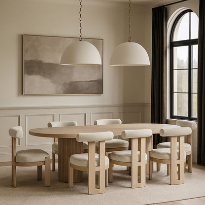 Arienzo - Performance Fabric Upholstered Dining Chair (Set of 2) - Natural Base