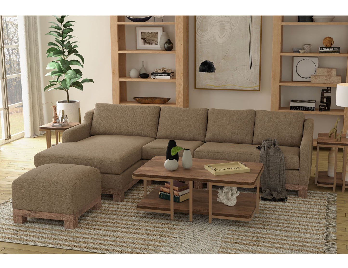 Samba - Chaise - Brown Camel