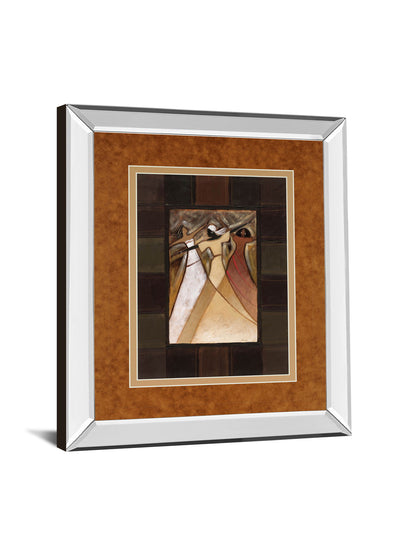 Divine Grace I By Rob Hefferan - Mirror Framed Print Wall Art - Light Brown