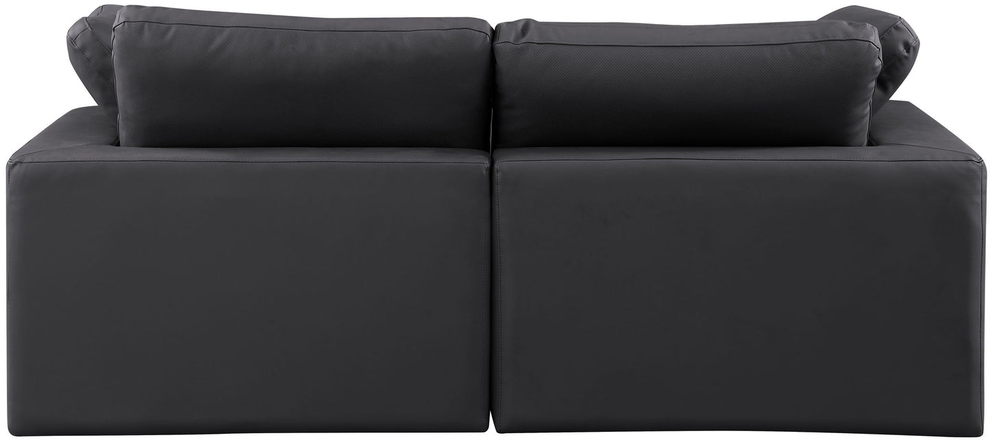 Comfy - Faux Leather Modular Sofa 2 Seats
