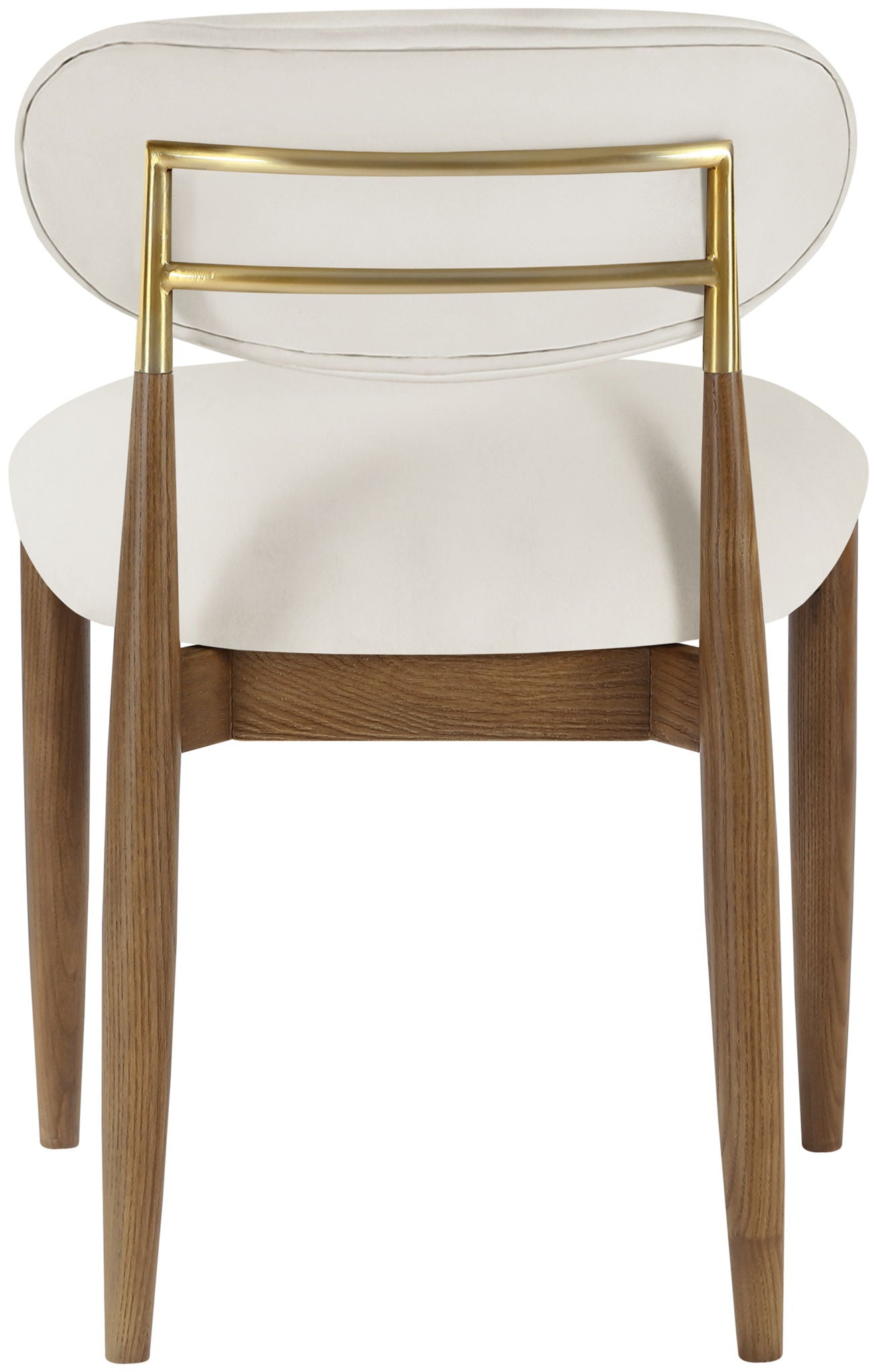Riccio - Side Chair (Set of 2) - Walnut Frame