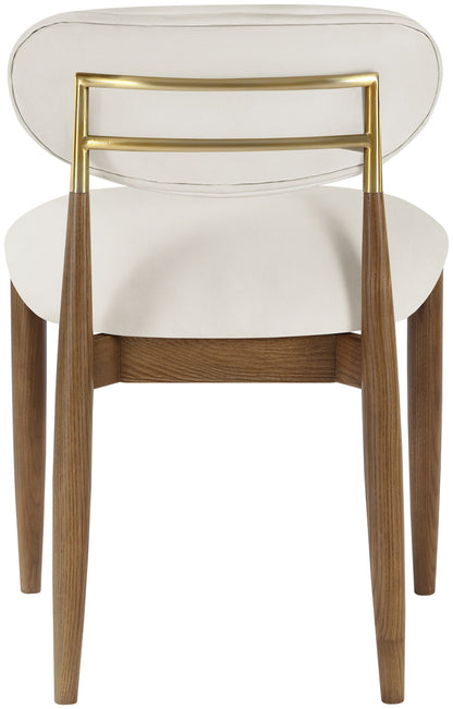 Riccio - Side Chair (Set of 2) - Walnut Frame