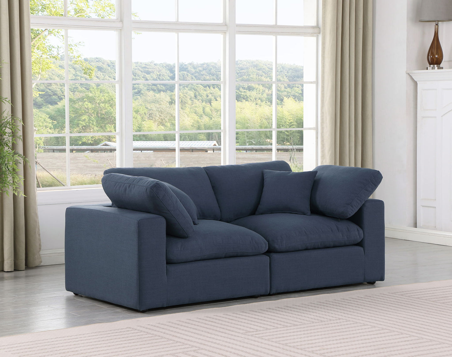 Comfy - Linen Modular Sofa 2 Seats