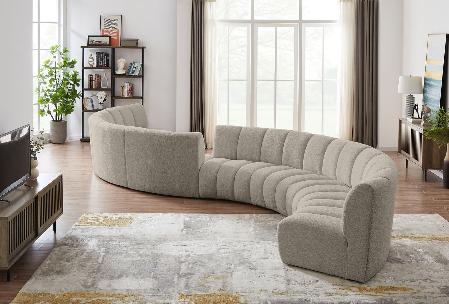 Infinity - 8 Piece Boucle Modular Sectional