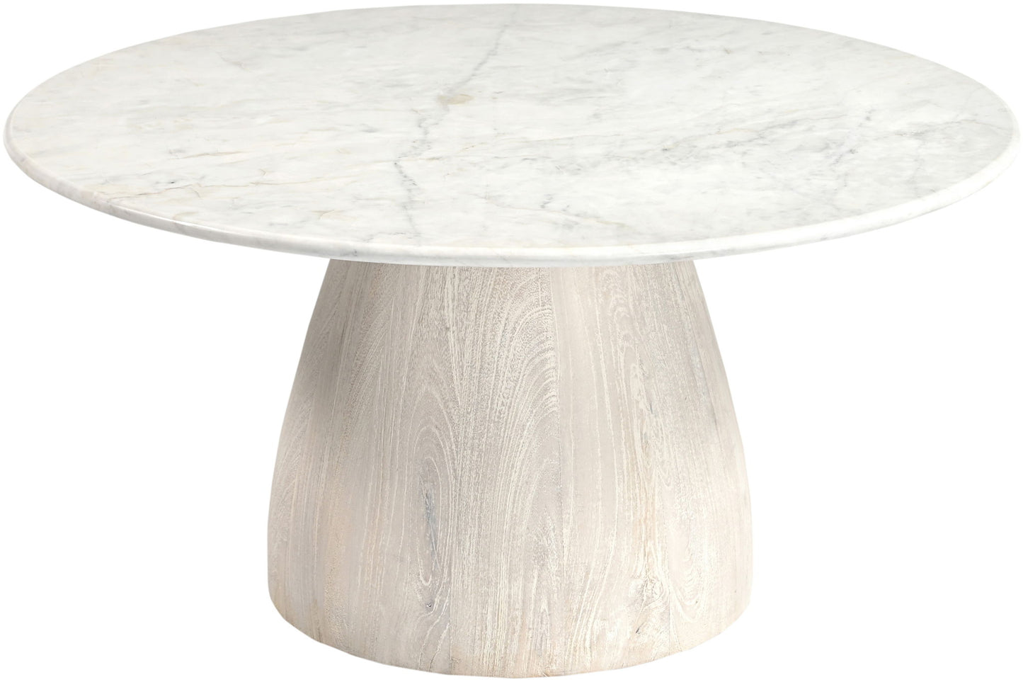 Liona - Marble And Mango Wood Table